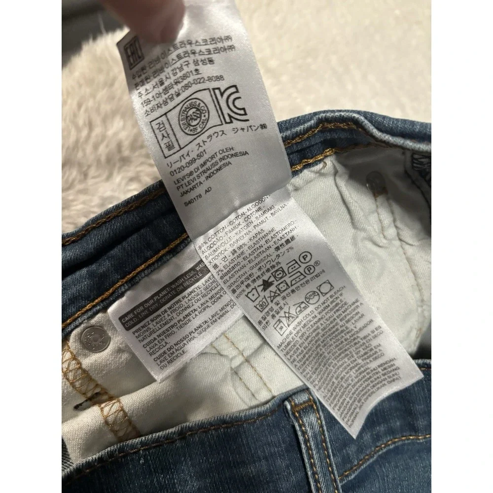 Levis 541 Mens‎ Athletic Fit Straight Blue Denim Jeans Size 38x30 Pants